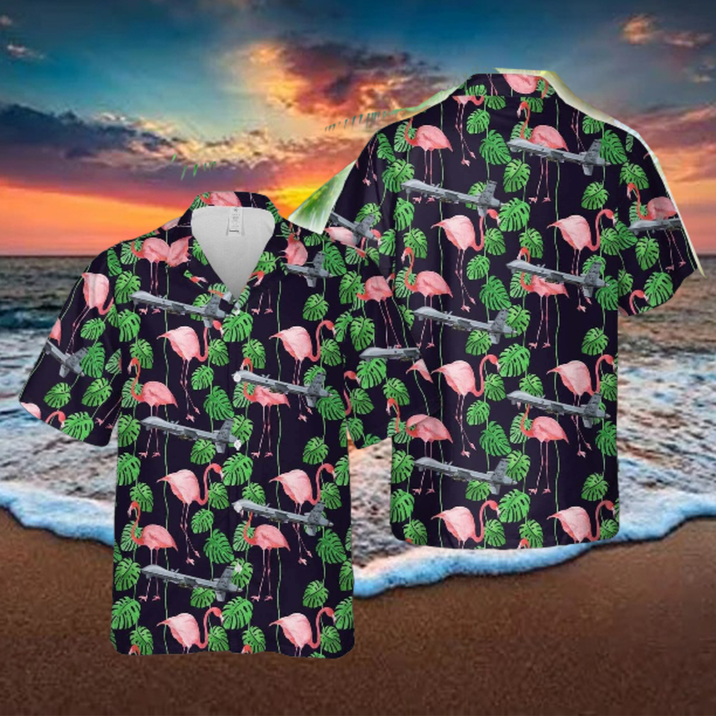 US Air Force MQ_9 Reaper (UAV) 42 ATKS Hawaiian Shirt US Air Force MQ_9 Reaper (UAV) 42 ATKS Hawaiian Shirt