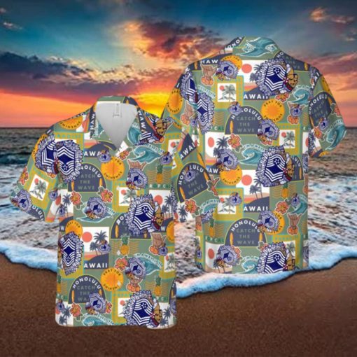 US Air Force Master Sergeant Chief Hawaiian Shirt