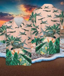 US Air Force McDonnell Douglas F 4 Phantom II Hawaiian Shirt Summner Vacation Shirt