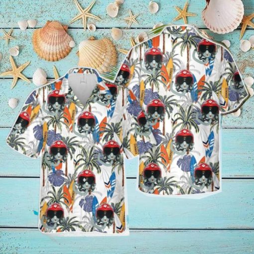 US Air Force The Fabulous Thunderbirds Helmet Hawaiian Shirt Summer Holiday Gift