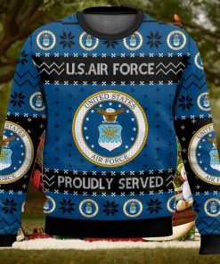 US Air Force Veteran Ugly Sweater Christmas Gift For Men And Women Holidays
