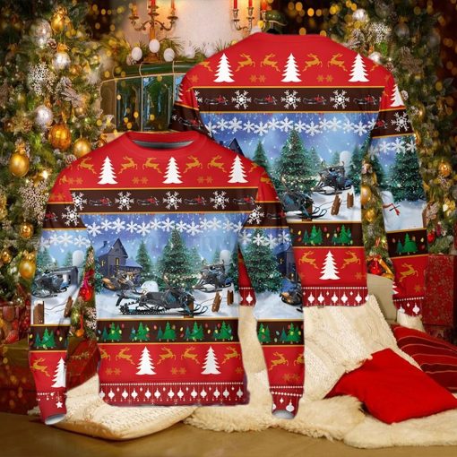 US Arctic Cat Snowmobiles Riot X Ugly Christmas Sweater