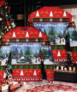 US Arctic Cat Snowmobiles Riot X Ugly Christmas Sweater