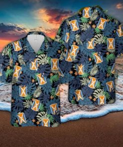 US Army 106th Signal Brigade Aloha Hawaiian Shirt US Army Beach Shirt Gift