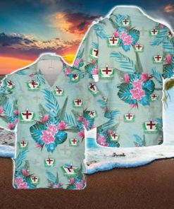 US Army 12th Field Hospital Hawaiian Shirt Beach Shirt For Men Woemn