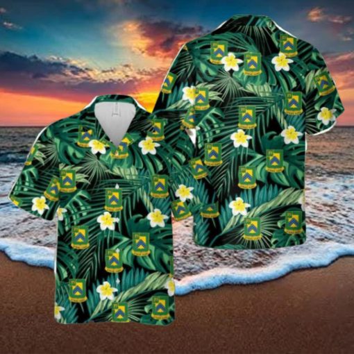 US Army 16th Cavalry Regiment Aloha Hawaiian Shirt US Army Beach Shirt Gift