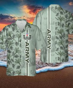 US Army 20th Engineer Brigade Airborne Castle Hawaiian Shirt