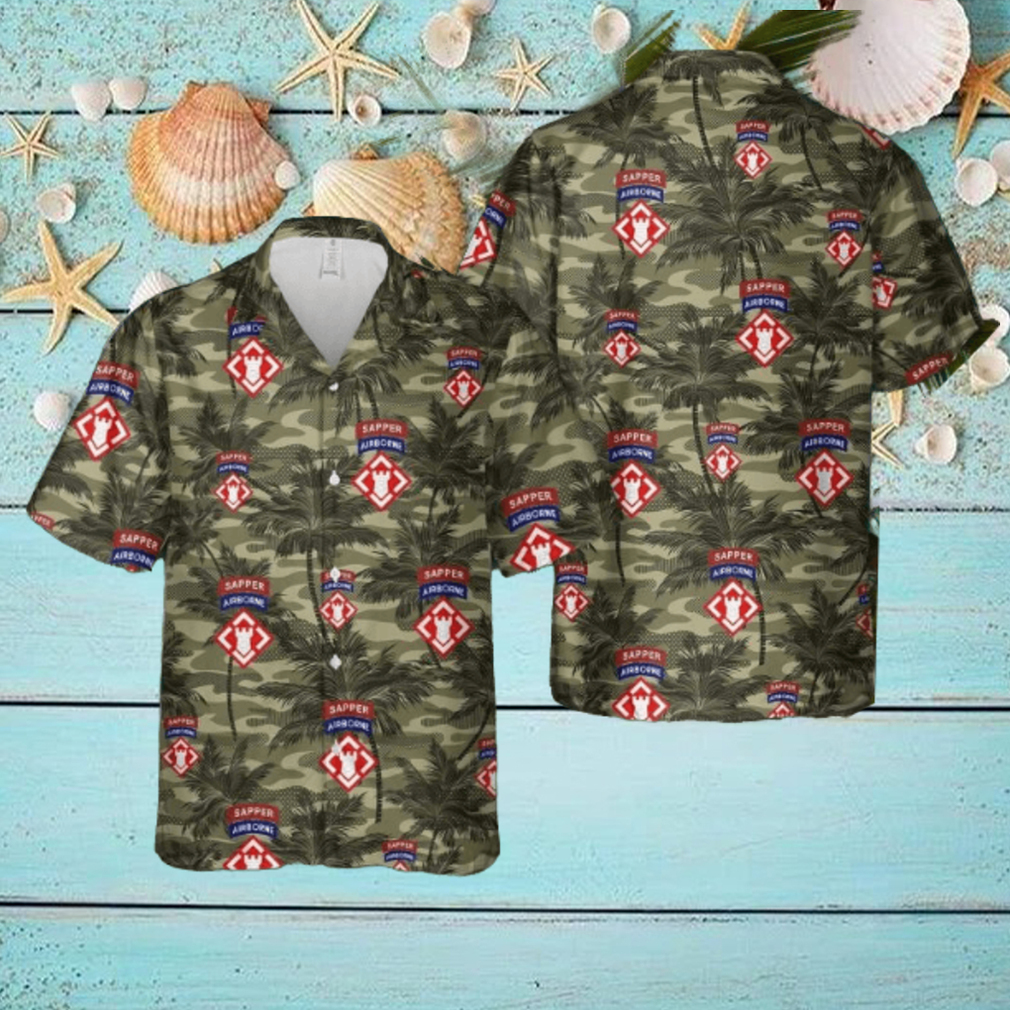 US Army 20th Engineer Brigade Airborne Sapper Aloha Hawaiian Shirt Gift For Summer US Army 20th Engineer Brigade Airborne Sapper Aloha Hawaiian Shirt Gift For Summer