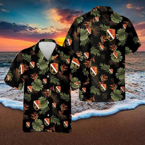 US Army 225th Engineer Brigade Aloha Hawaiian Shirt US Army Beach Shirt Gift