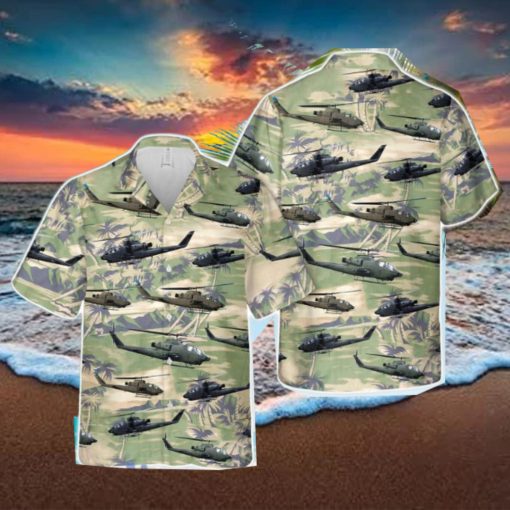 US Army AH 1F Hawaiian Shirt Holiday Summer Gift