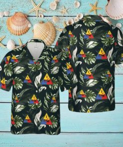 US Army Armor Forces WW2 1st Armored Corps Hawaiian Shirt