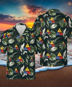 US Army Armor Forces WW2 1st Armored Corps Hawaiian Shirt 1 US Army Armor Forces WW2 1st Armored Corps Hawaiian Shirt