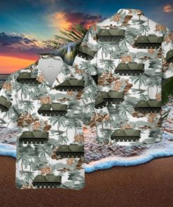 US Army Armored Personnel Carrier M113A12E HOTROD Hawaiian Shirt