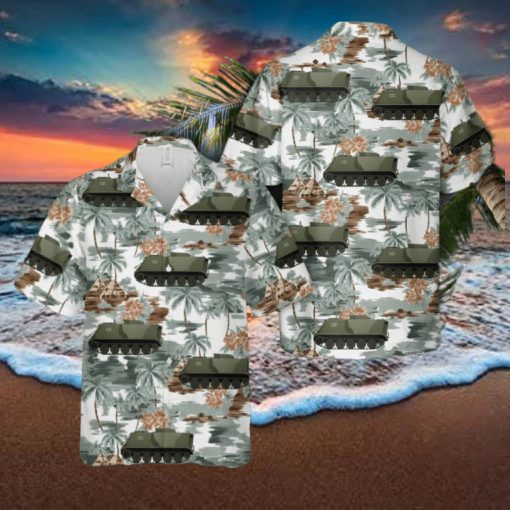 US Army Armored Personnel Carrier M113A12E HOTROD Hawaiian Shirt