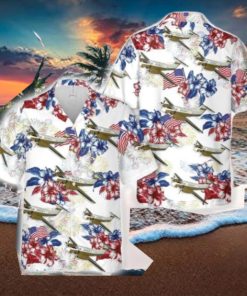 US Army Beechcraft C 12 Huron aircraft, 4th Of July 3D Hawaiian Shirt Aloha Summer Gift