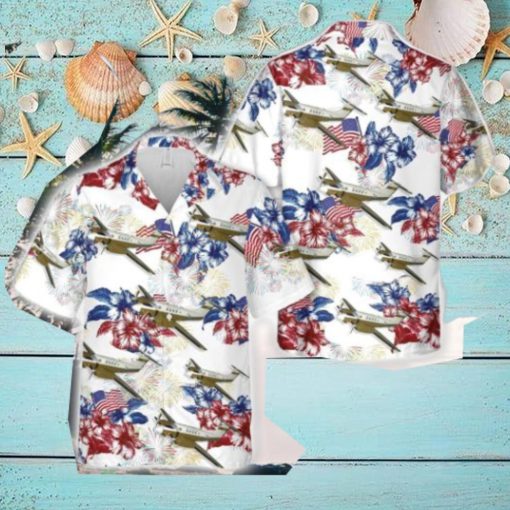 US Army Beechcraft C 12 Huron aircraft, 4th Of July 3D Hawaiian Shirt Aloha Summer Gift