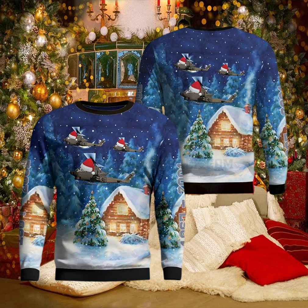 US Army Bell AH 1 Cobra Ugly Christmas Sweater US Army Bell AH 1 Cobra Ugly Christmas Sweater