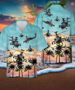 US Army Boeing AH 64 Apache Hawaiian Shirt Special Holiday Summer Gift