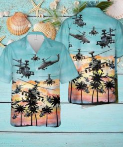 US Army Boeing AH 64 Apache Hawaiian Shirt Special Holiday Summer Gift