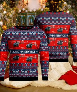 US Army Eurocopter UH 72A Lakota Ugly Christmas Sweater