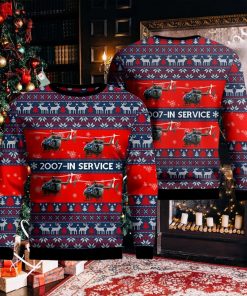 US Army Eurocopter UH 72A Lakota Ugly Christmas Sweater