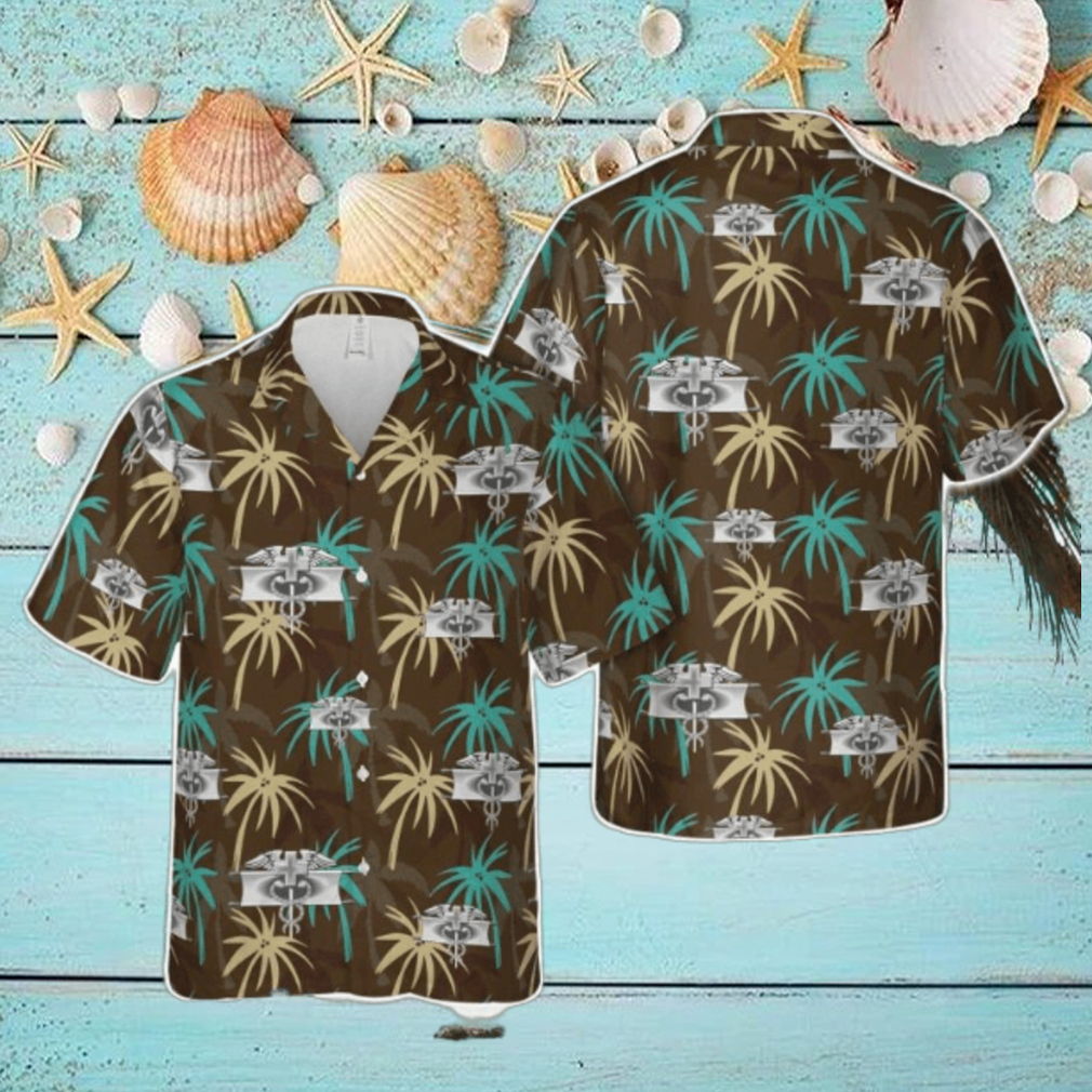 US Army Expert Field Medical Badge Hawaiian Shirt Holiday Summer Gift US Army Expert Field Medical Badge Hawaiian Shirt Holiday Summer Gift