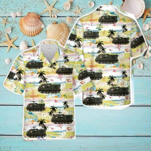 US Army M106 Mortar Carrier, Viet nam, 1970s Hawaiian Shirt Holiday Summer Gift