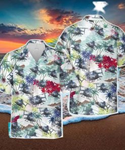 US Army MD Helicopters MH 6 Little Bird Hawaiian Shirt Holiday Summer Gift