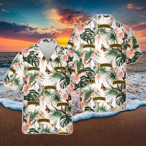 US Army Ranger Tab Hawaiian Shirt