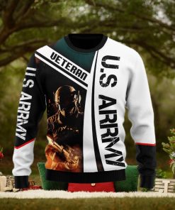 US Army Veteran 3D 3D Ugly Christmas Sweater Gift Men Women