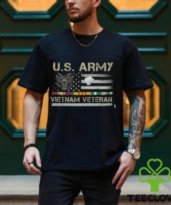 US Army Vietnam Veteran USA Flag Shirt, Veteran Vietnam Army T Shirt