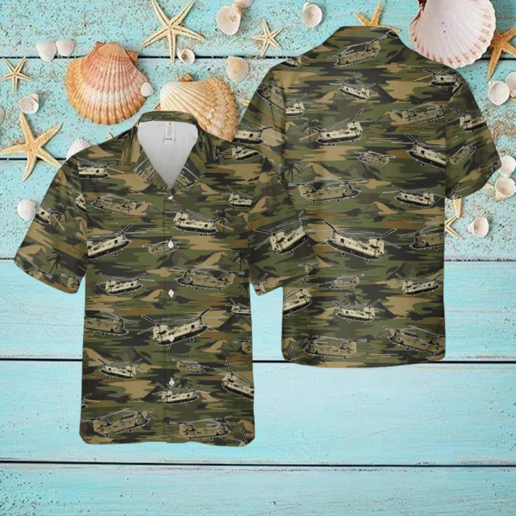 US Boeing CH 47 Chinook Hawaiian Shirt US Boeing CH 47 Chinook Hawaiian Shirt