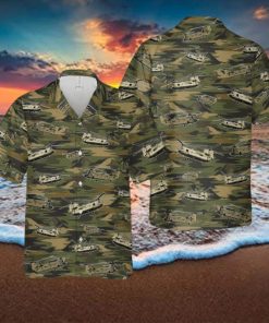 US Boeing CH 47 Chinook Hawaiian Shirt