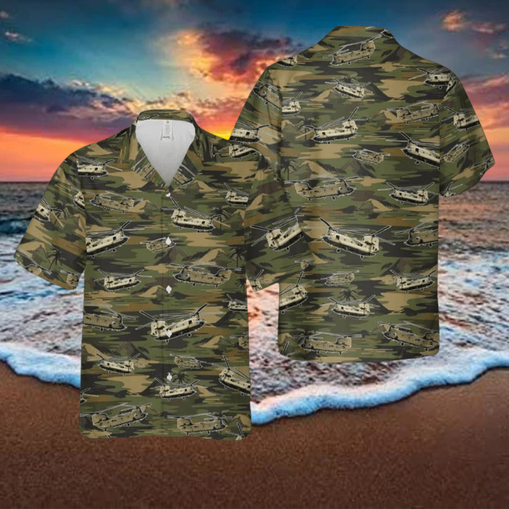 US Boeing CH 47 Chinook Hawaiian Shirt US Boeing CH 47 Chinook Hawaiian Shirt