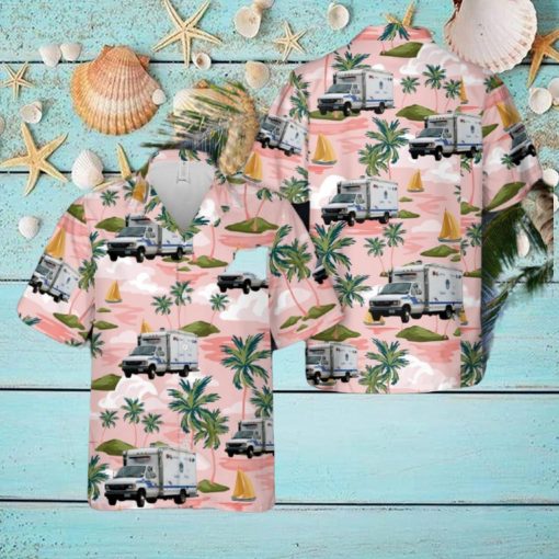 US Capitol Police Ford E Series Truck Hawaiian Shirt