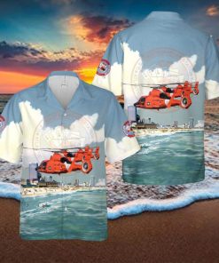 US Coast Guard Air Station Atlantic City MH 65E Dolphin Hawaiian Shirt