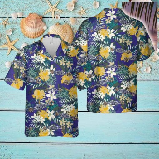 US Coast Guard Auxiliary Recreational Boating Safety Insignia Hawaiian Shirt