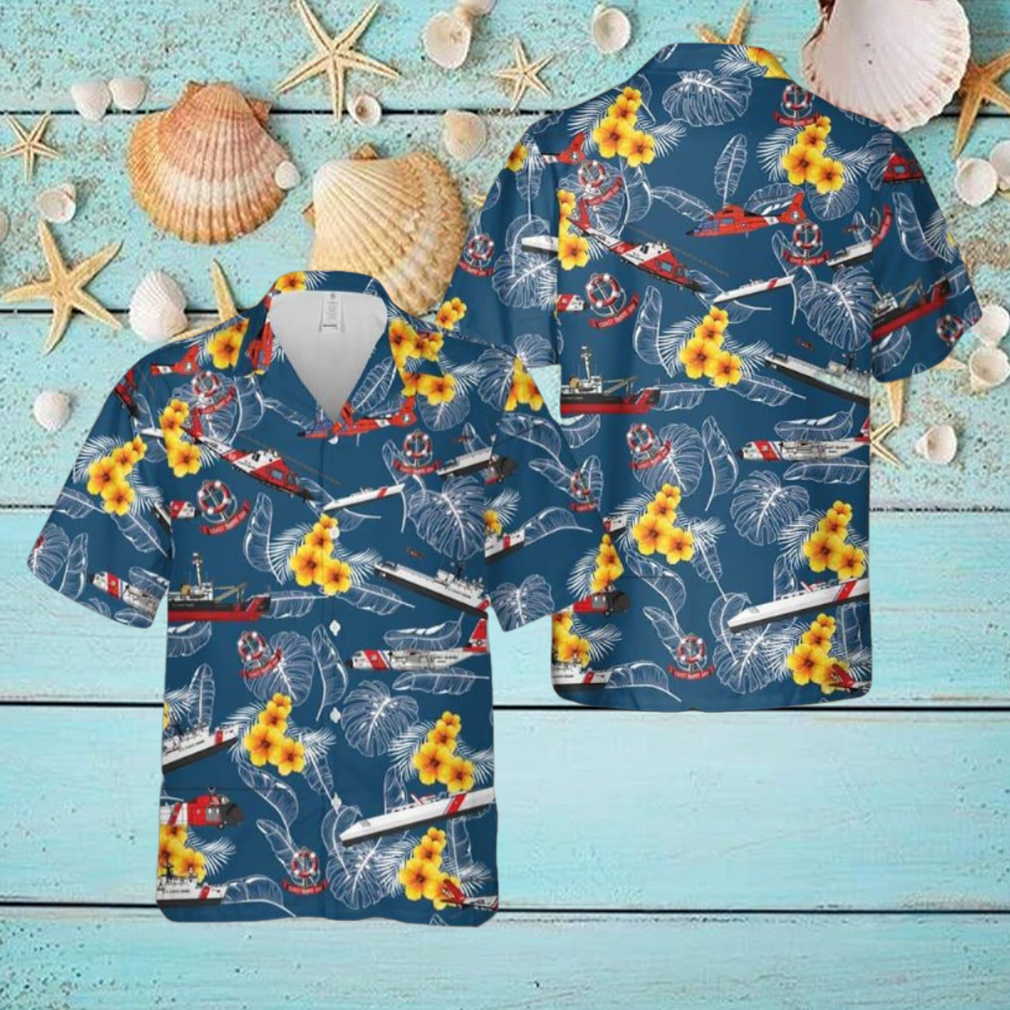 US Coast Guard Birthday Hawaiian Shirt