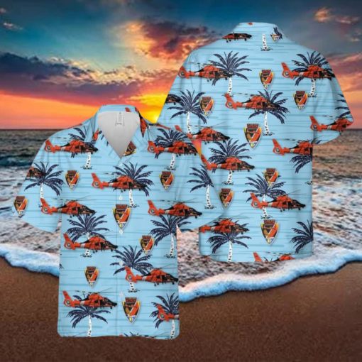 US Coast Guard Helicopter Interdiction Tactical Squadron MH 65D Hawaiian Shirt