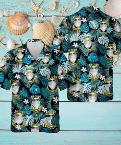 US Coast Guard Master Chief Petty Officer Collar Device rate insignia Hawaiian Shirt