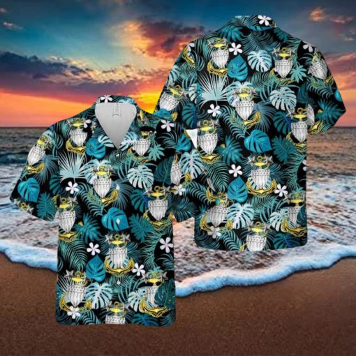 US Coast Guard Master Chief Petty Officer Collar Device rate insignia Hawaiian Shirt