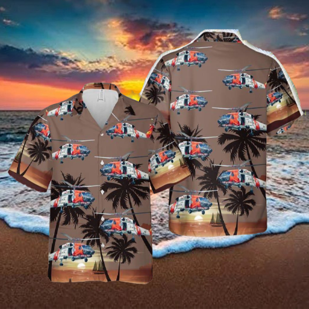 US Coast Guard Sikorsky MH 60 Jayhawk Hawaiian Shirt Gift Beach Summer US Coast Guard Sikorsky MH 60 Jayhawk Hawaiian Shirt Gift Beach Summer