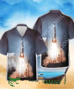 US ICBM SM 65 Atlas Summer Hwaiian Shirt