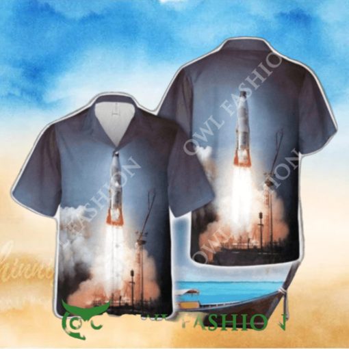 US ICBM SM 65 Atlas Summer Hwaiian Shirt