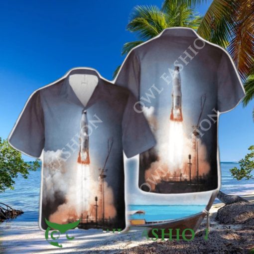 US ICBM SM 65 Atlas Summer Hwaiian Shirt