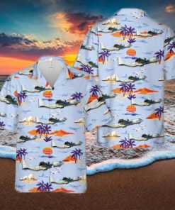 US Marine Corps Lockheed KC 130T 30 Hercules (L 382) Hawaiian Shirt