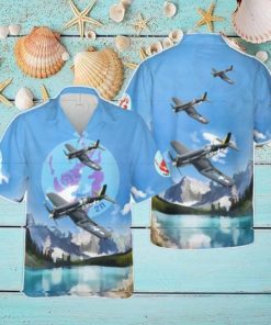 US Marine Corps VMF 211 Wake Island Avengers F4U Hawaiian Shirt Beach Shirt For Men Women