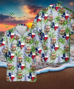 US NAVY Senior Chief Texas style anchor Hawaiian Shirt US Navy Aloha Shirt
