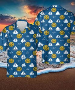 US NOAA Corps Command at Sea insignia Hawaiian Shirt