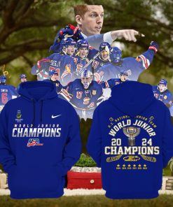 US National Junior Team World Junior Champions 2024 Hockey Hoodie T Shirt